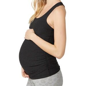 Beyond Yoga Racerback Black Maternity Tank Top - Small, New